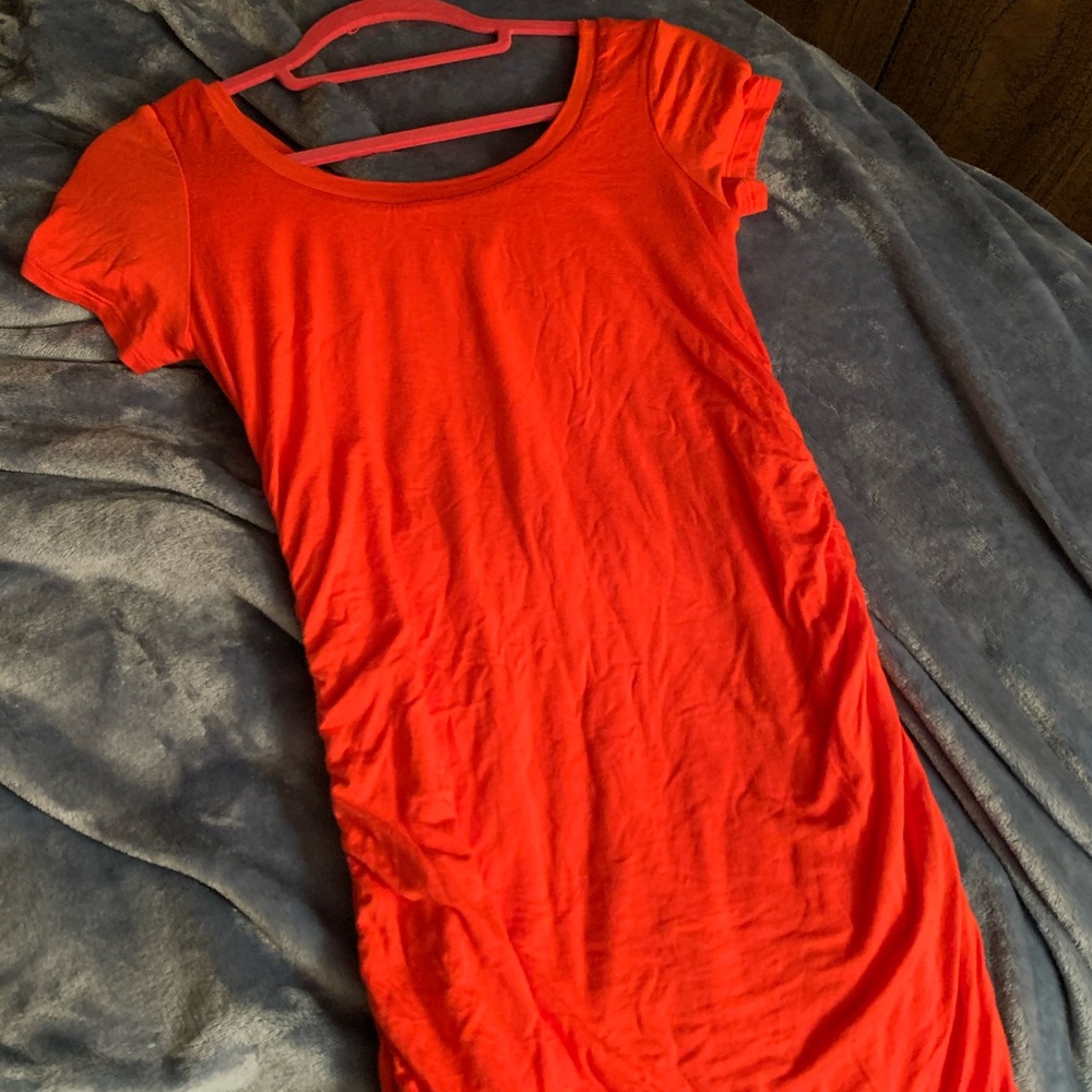 Splendid XS Orange Short Sleeve Mini Dress🧡